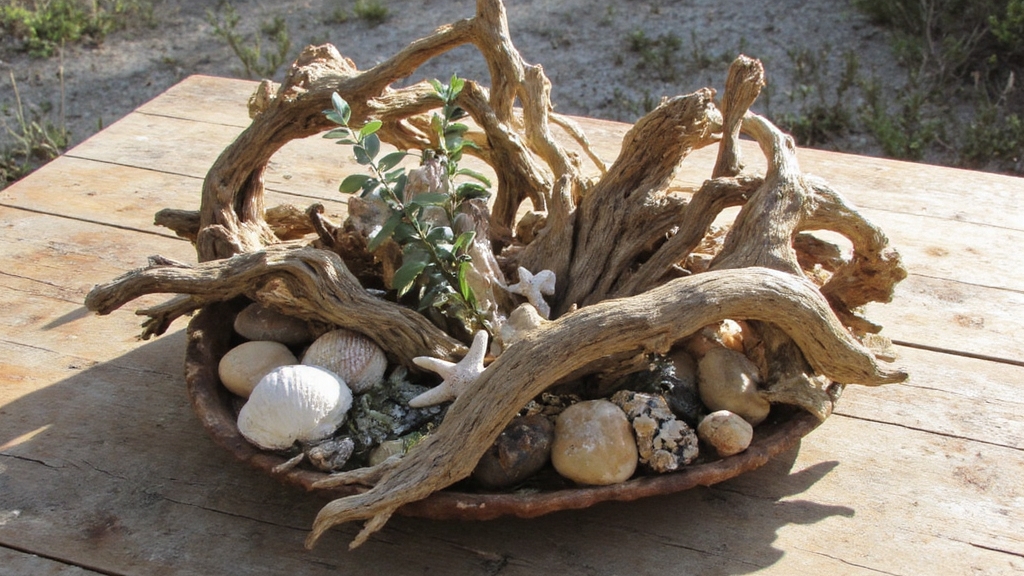 Idées de décoration en bois flotté pour la plage