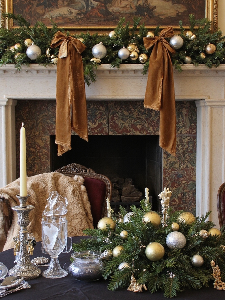 tissus luxueux pour Noël