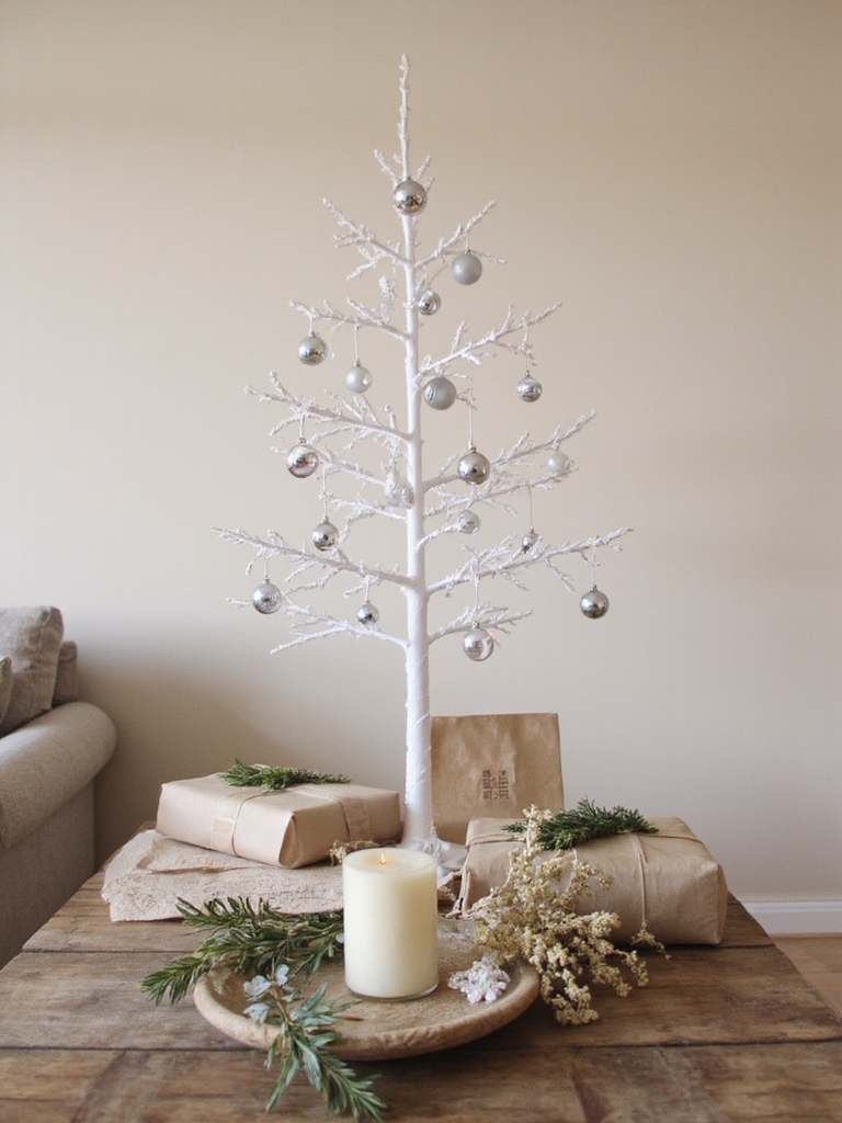 esthétique de décoration de Noël minimaliste