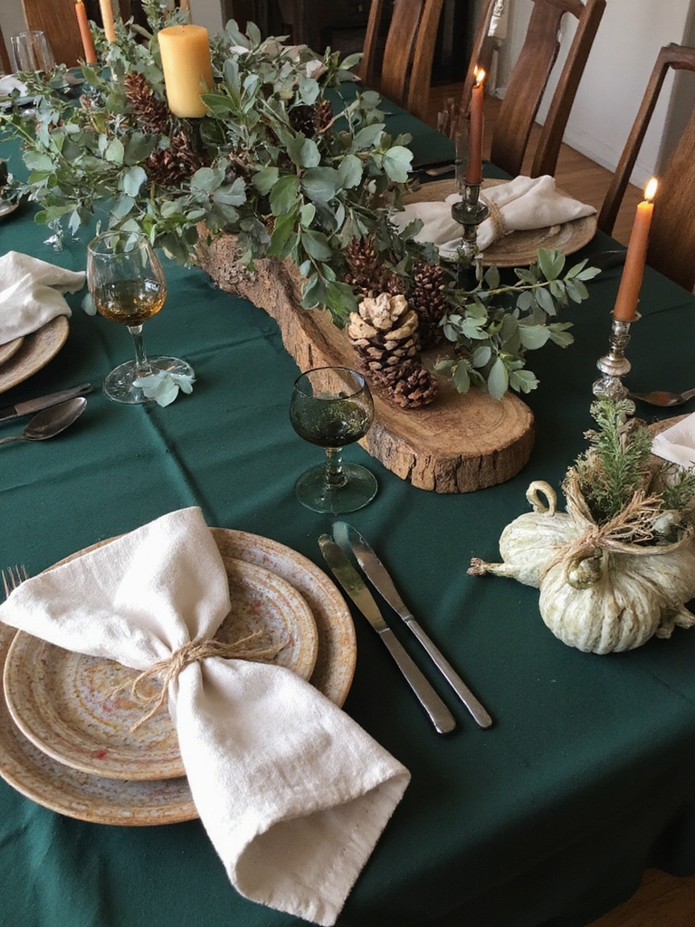 configuration de table de fête durable