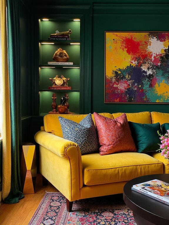 décor d'automne audacieux