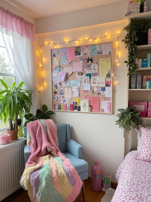 inspiration pour des tableaux de chambre universitaire chic