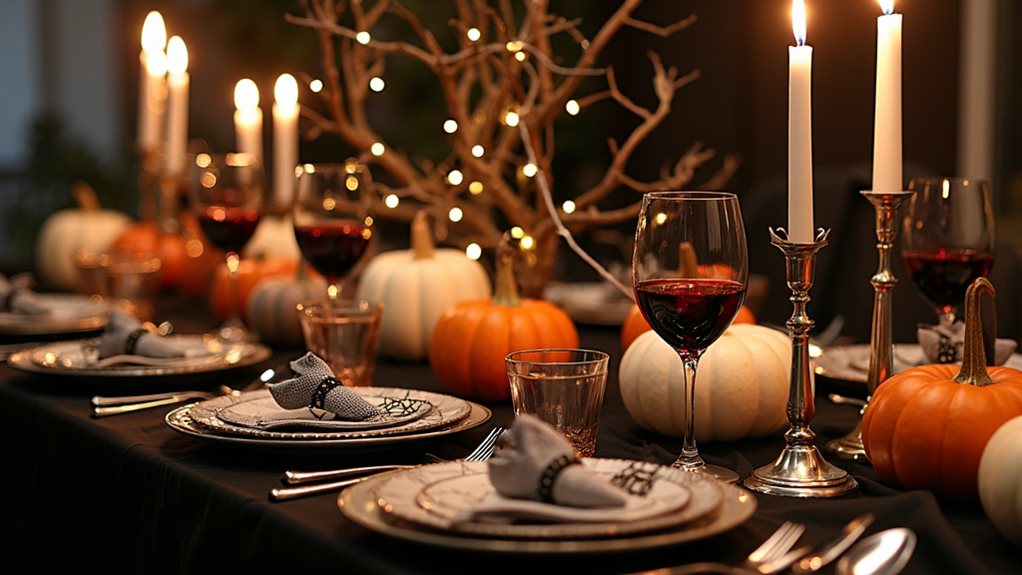 décorations de table créatives pour Halloween