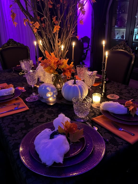 idées de table hantée