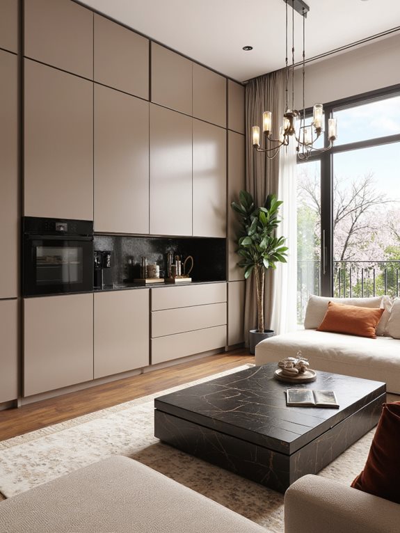 caractéristiques intégrées et cachées