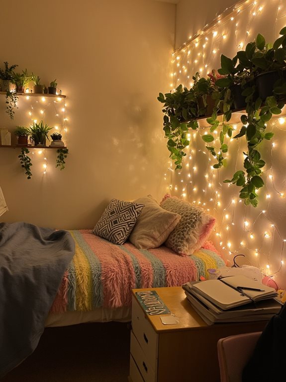 atmosphère magique et chaleureusement lumineuse