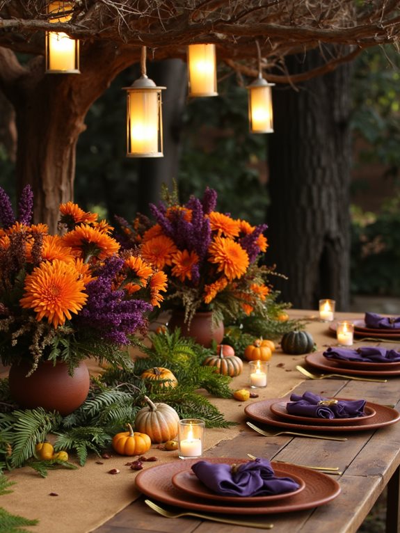 décorations d'Halloween inspirées par la nature