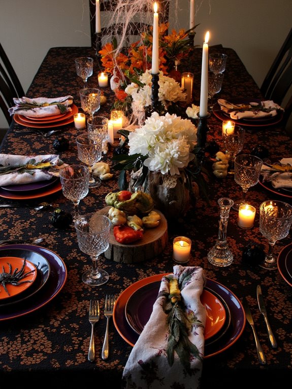 nappes effrayantes pour l'ambiance