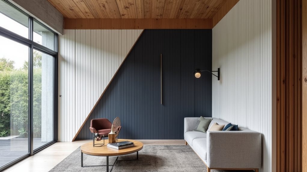 conceptions contemporaines de murs à lattes