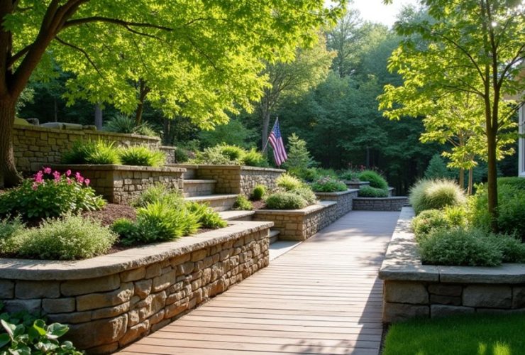 murs de jardin avant surprenants