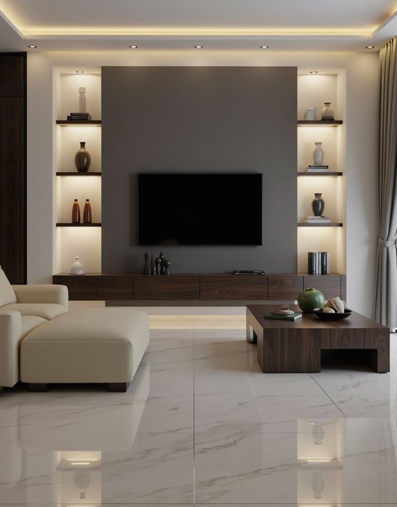 L'éclairage d'accent transforme l'ambiance