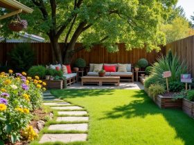 idées de jardinage paysager abordables