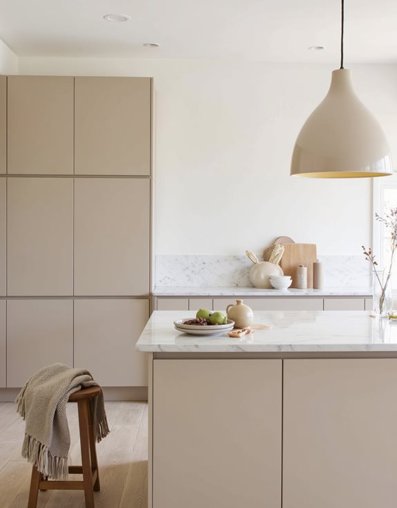 cuisine minimaliste beige