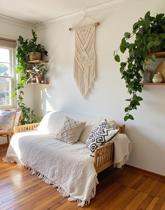 boh moi beige textiles confortables