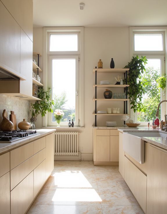 cuisine lumineuse et aérée