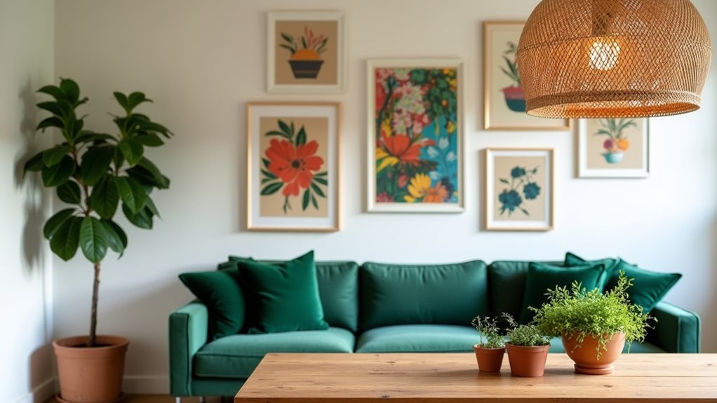 déco de chambre Airbnb brillante