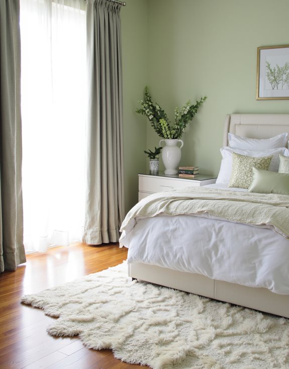 sanctuaire de sauge verte calme