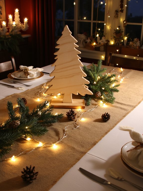 centre de table arbre de Noël