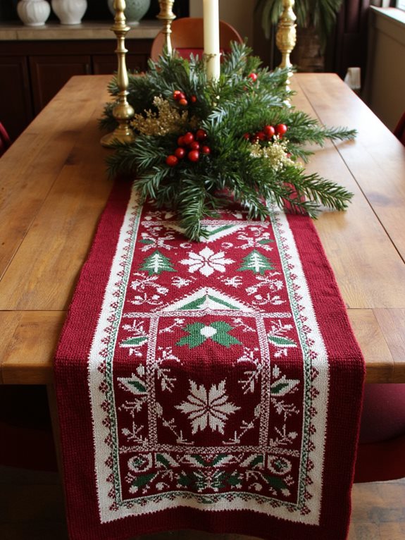 nappes en tricot douillettes