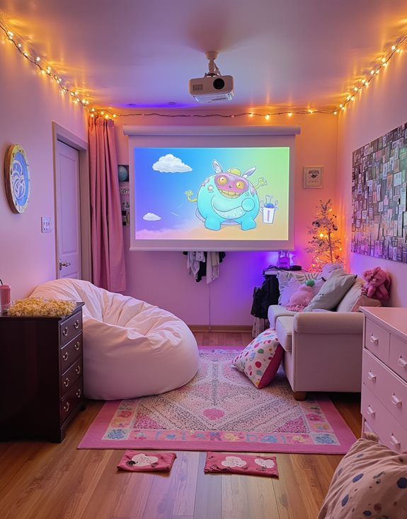 des soirées cinéma douillettes à la maison