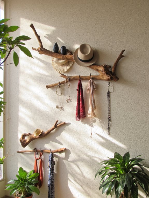 crochets muraux créatifs organisation