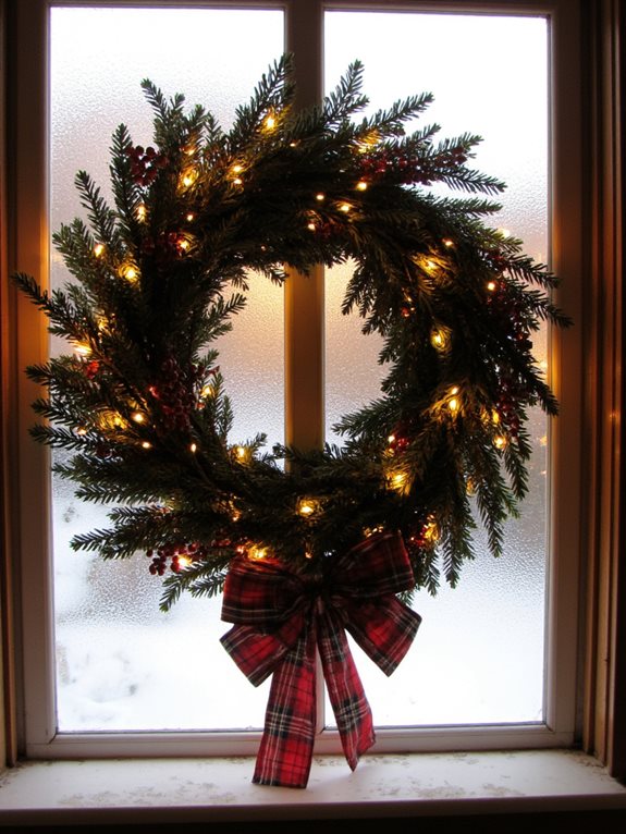 décorations de couronnes de fenêtre DIY