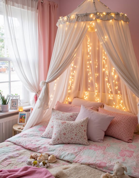 lit à baldaquin rêveur évasion