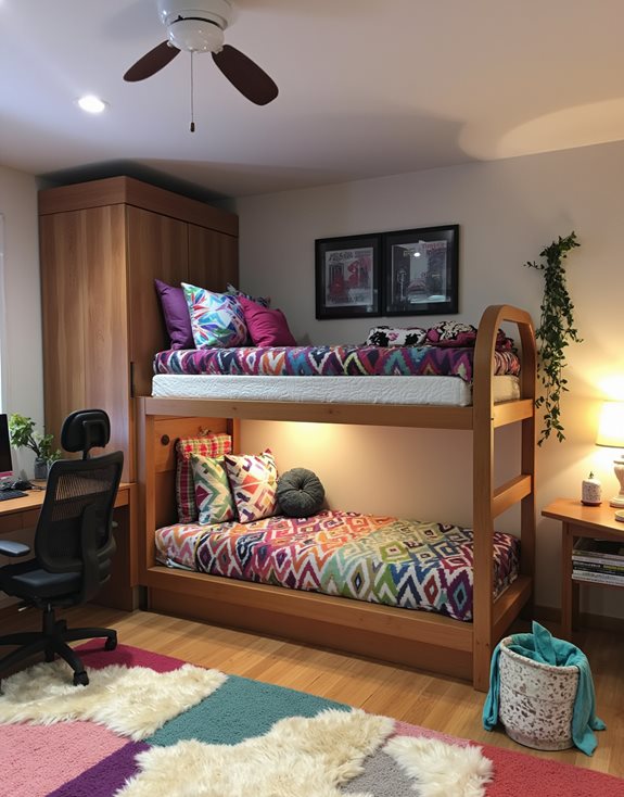 lits gain de place à double usage