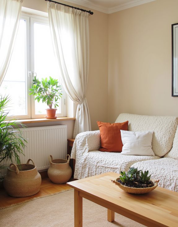 teintes terreuses pour une ambiance chaleureuse