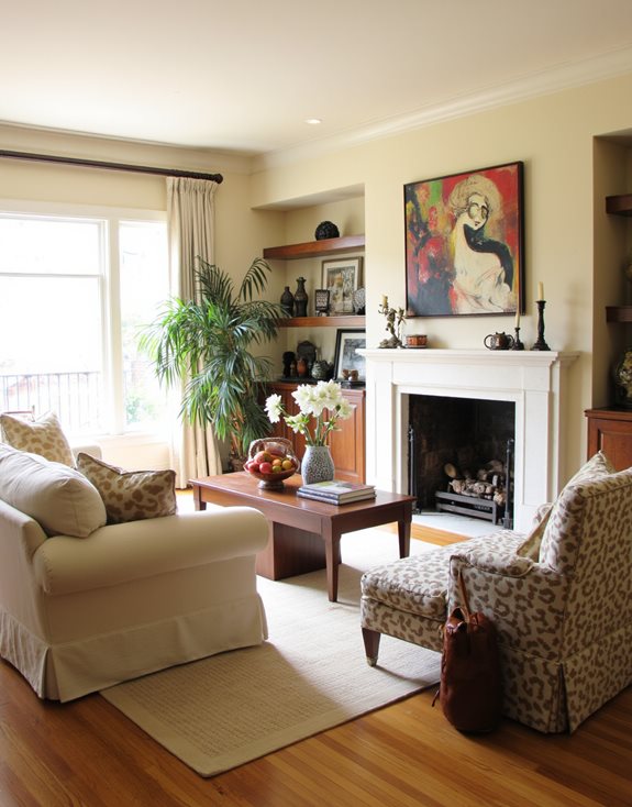 décor en beige élégant et noix