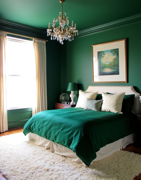 retraite émeraude élégante