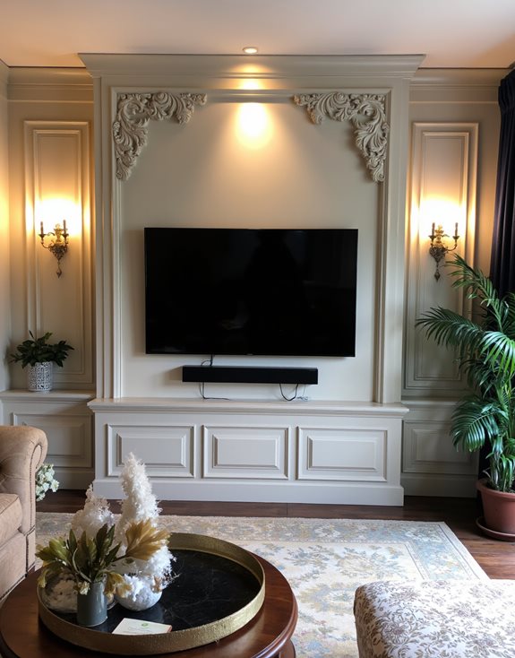 idées de cadre de télévision élégantes