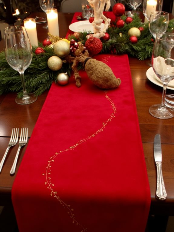 élever l'atmosphère festive de la salle à manger