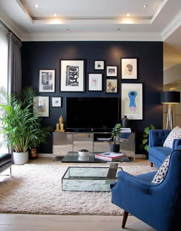 le mur de galerie améliore la décoration