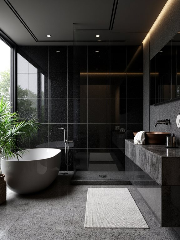 Les carreaux de mur brillants améliorent