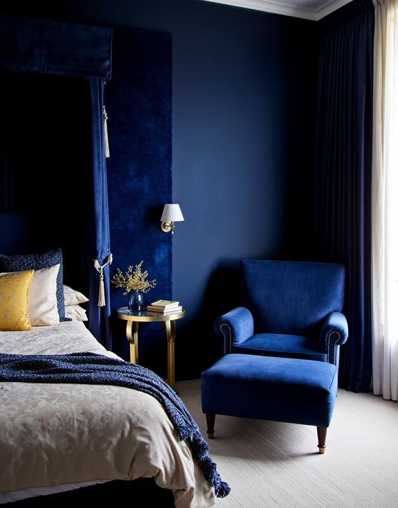 indigo et or atténué