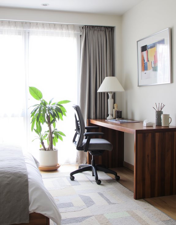 espaces de bureau intégrés à domicile