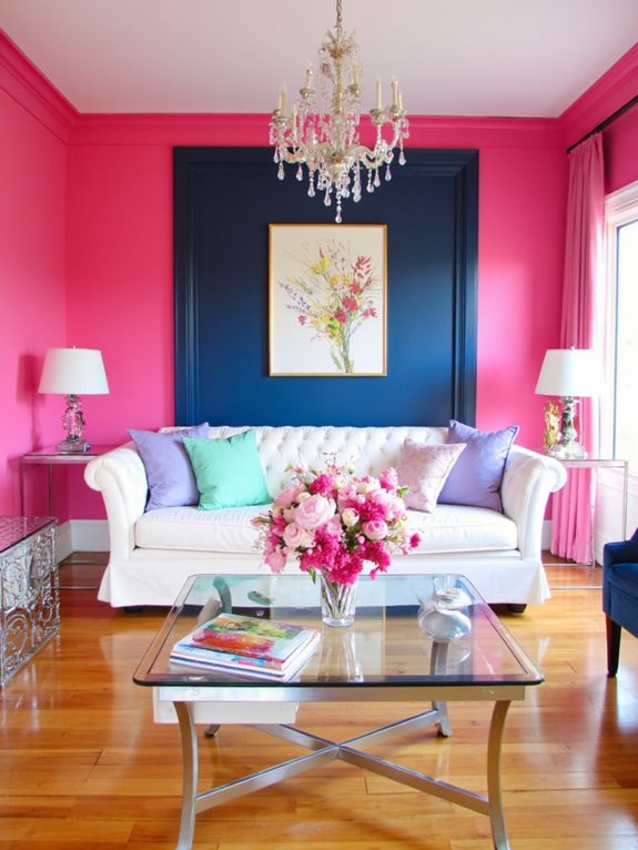 joyeux rose énergise les espaces