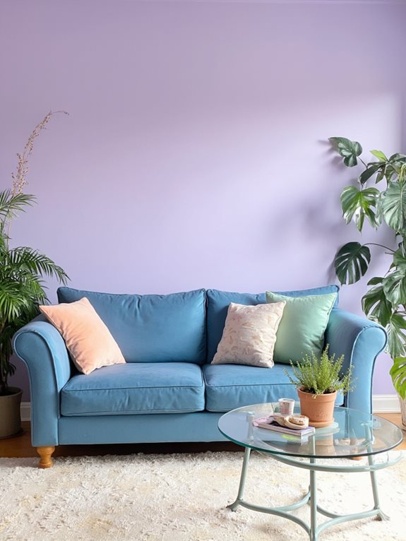 La lavande améliore une décoration paisible