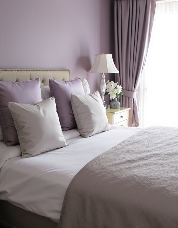 lilas et argent tranquillité