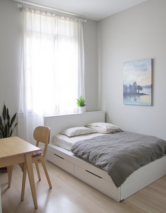 idées de design de chambre à coucher minimaliste