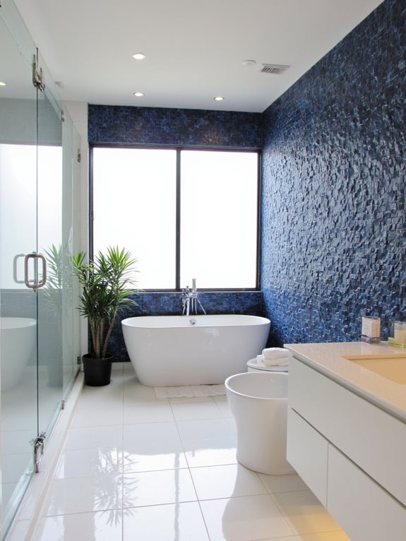 inspiration pour un mur d'accent moderne