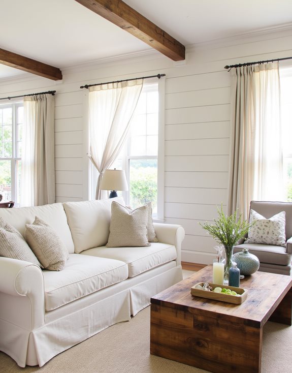 salon de ferme moderne