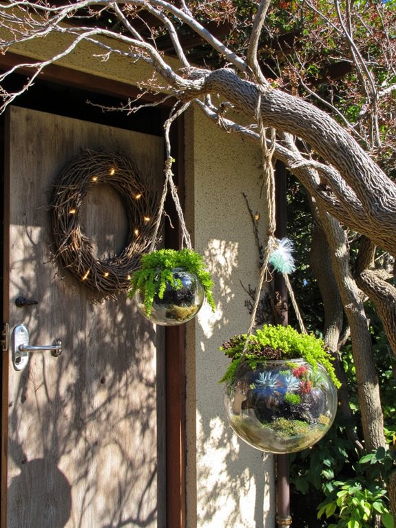 branche naturelle décoration d'extérieur