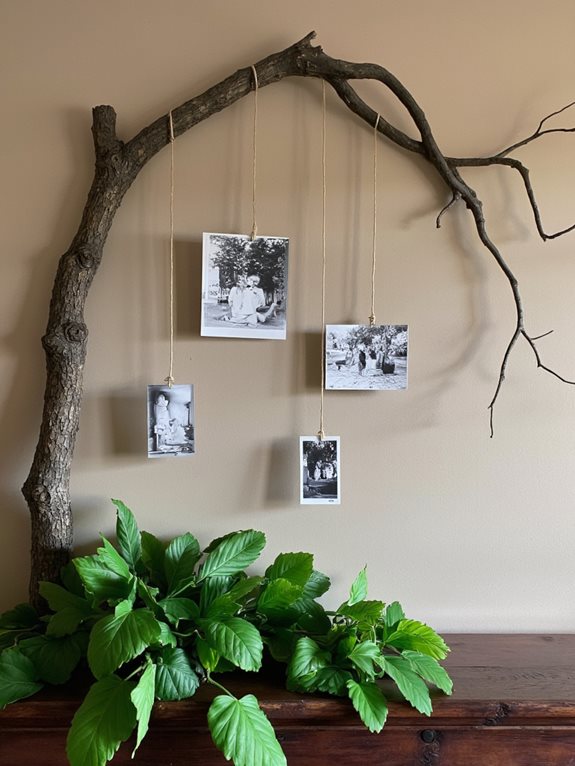 affichage de photos de branches naturelles