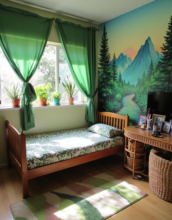 ambiance de maison inspirée par la nature