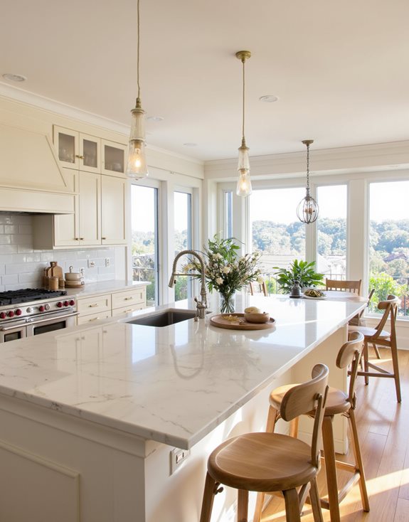 cuisine ouverte et fonctionnelle