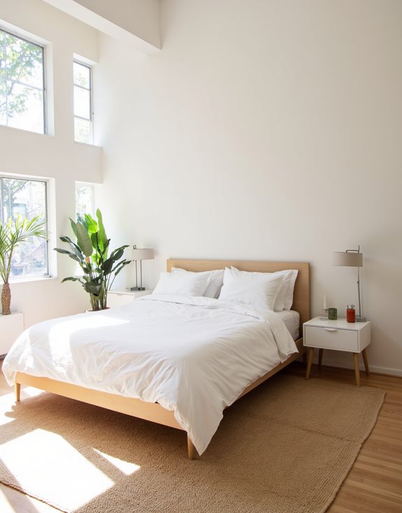 chambre à coucher ouverte concept magie