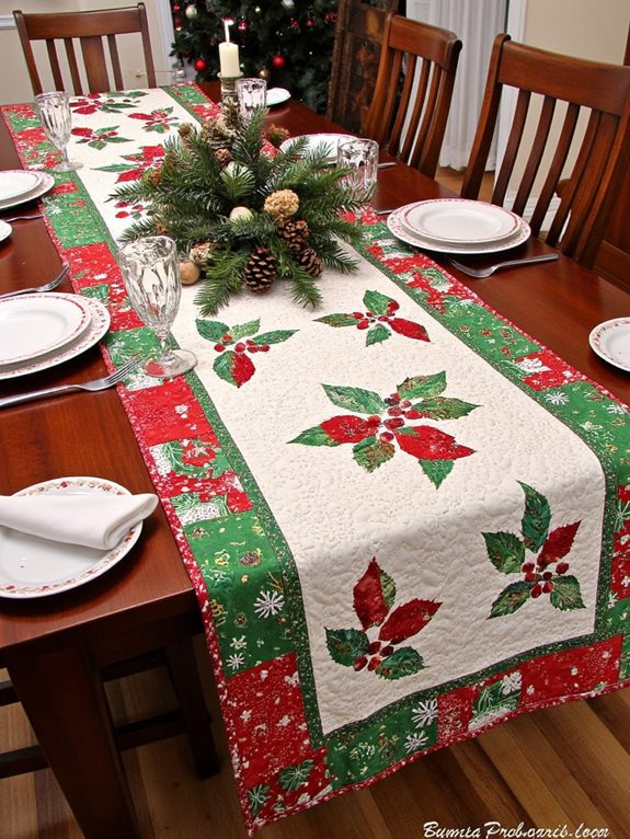 décoration de vacances en patchwork matelassé