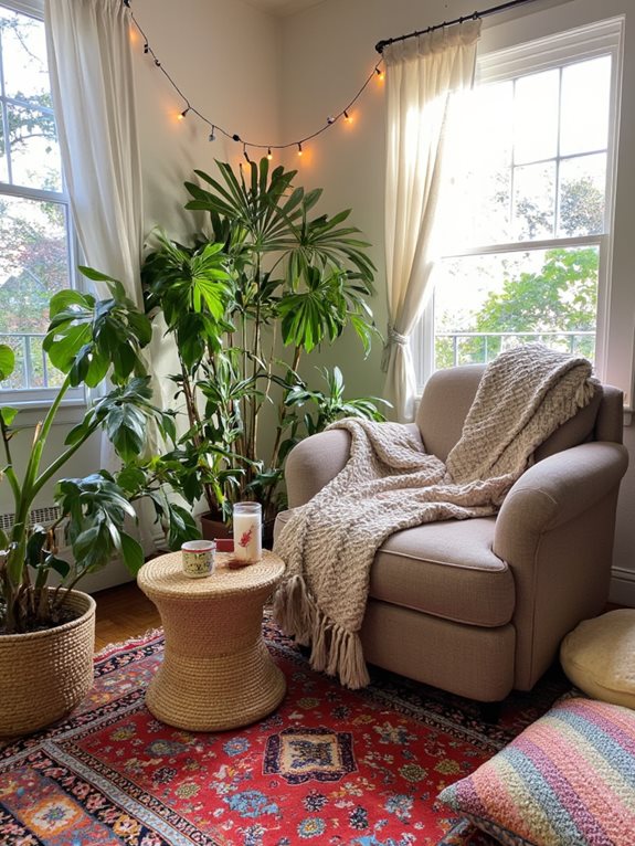 coin de détente pour les invités